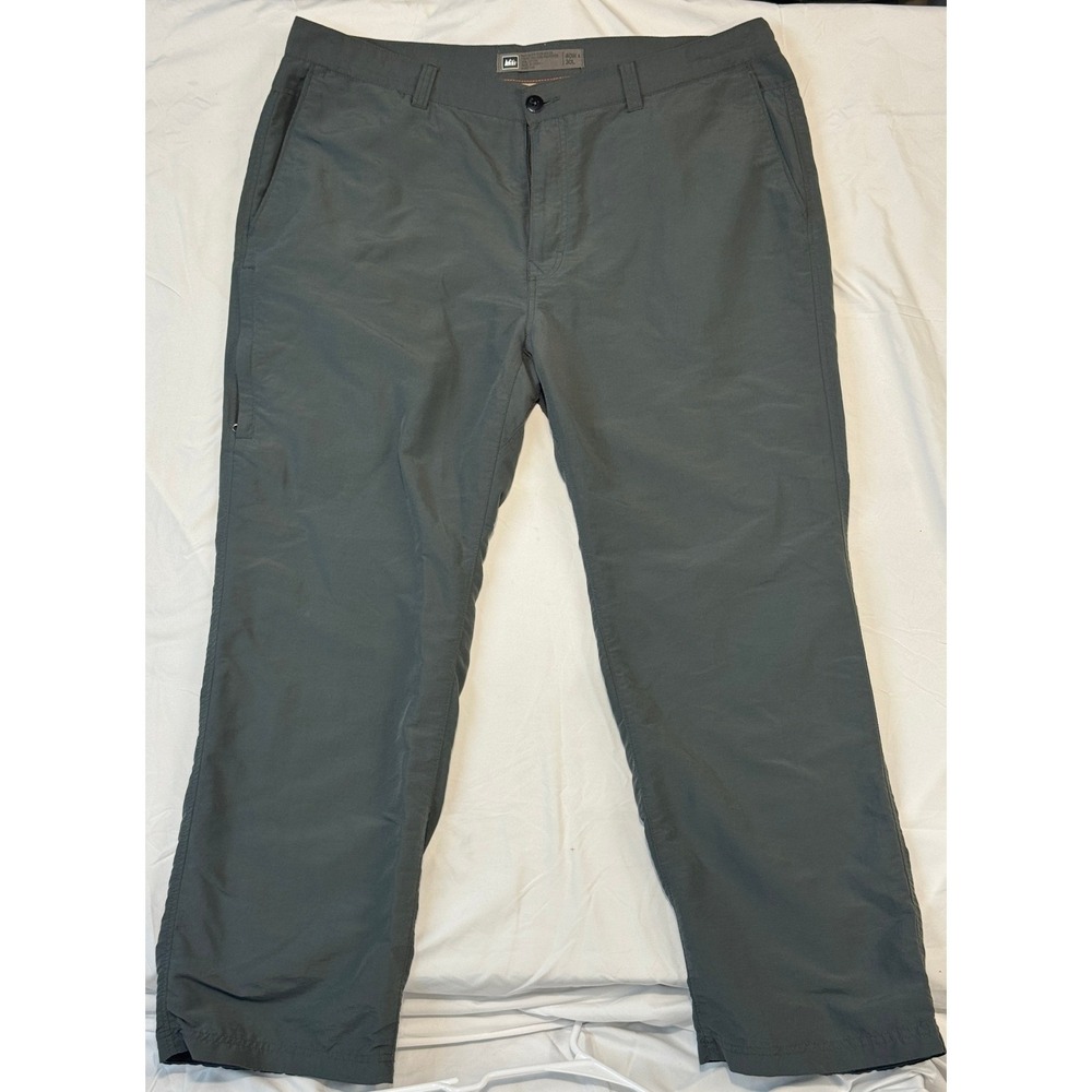 REI Co-op Sahara Path Pants Mens 40x30 Gray Nylon Hiking Outdoor Lightweight